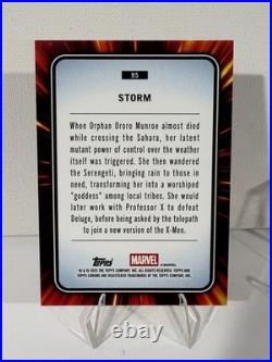 2025 Topps Chrome Marvel Sapphire STORM #95 Orange /25 2025 Topps Chrome Marvel Sapphire STORM #95 Orange /25