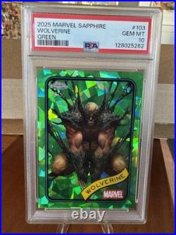 2025 Topps Chrome Marvel Sapphire Wolverine #103 GREEN /99