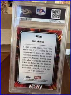 2025 Topps Chrome Marvel Sapphire Wolverine #103 GREEN /99 PSA 9