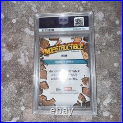 2025 Topps Chrome Marvel Scarlet Witch Indestructible-Super 1/1 Gold Refractor