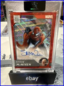 2025 Topps Chrome Marvel Steve McNiven Autograph Alpha 1/5 Card #AA-SM 2025 Topps Chrome Marvel Steve McNiven Autograph Alpha 1/5 Card #AA-SM