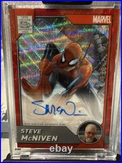2025 Topps Chrome Marvel Steve McNiven Autograph Alpha 1/5 Card #AA-SM 2025 Topps Chrome Marvel Steve McNiven Autograph Alpha 1/5 Card #AA-SM