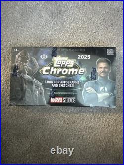 2025 Topps Chrome Marvel Studios Sealed Hobby Box Free Priority Shipping 2025 Topps Chrome Marvel Studios Sealed Hobby Box Free Priority Shipping