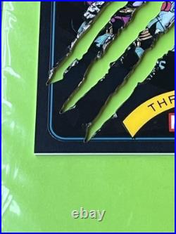 2025 Topps Chrome Marvel THROG Black Clawed Refractor 10/10 BOOKEND