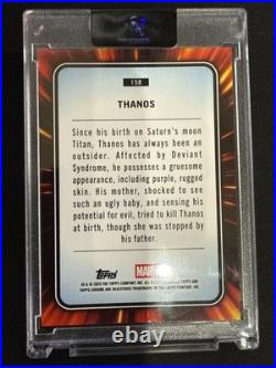 2025 Topps Chrome Marvel Thanos Black #'d 4/10 2025 Topps Chrome Marvel Thanos Black #'d 4/10