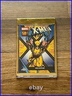 2025 Topps Chrome Marvel WOLVERINE X-Men Giant-Size Anniversary Gold Wave /50