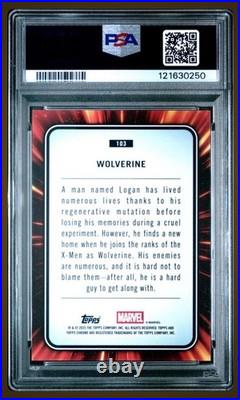 2025 Topps Chrome Marvel Wolverine Yellow Lava Refractor PSA 10 #103 POP 1 2025 Topps Chrome Marvel Wolverine Yellow Lava Refractor PSA 10 #103 POP 1