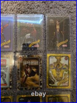 2025 Topps Chrome Marvel Yellow Refractor Serial Numbered Card Lot
