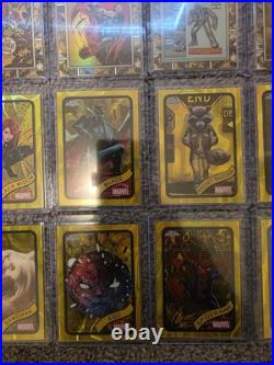 2025 Topps Chrome Marvel Yellow Refractor Serial Numbered Card Lot