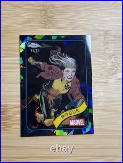 2025 Topps Chrome Sapphire Marvel Rogue #189 Black Sapphire /10
