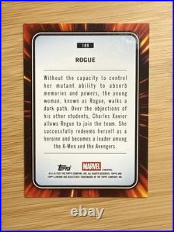 2025 Topps Chrome Sapphire Marvel Rogue #189 Black Sapphire /10