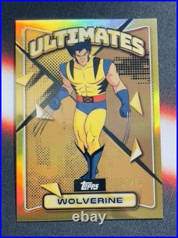 2025 Topps Finest Marvel X-Men'97 Ultimates Wolverine Gold Refractor /50