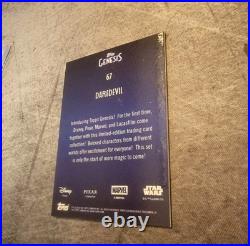 2025 Topps Genesis Daredevil Purple Foil /15 2025 Topps Genesis Daredevil Purple Foil /15