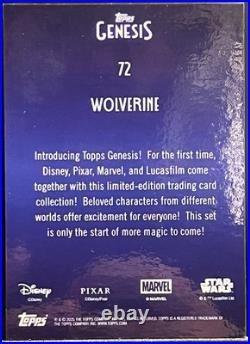 2025 Topps Genesis Marvel Wolverine Purple Foil 15/15
