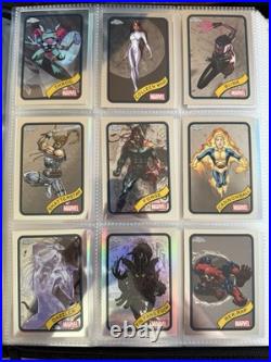 2025 Topps Marvel Chrome Complete Base Set (Including All Inserts)