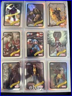 2025 Topps Marvel Chrome Complete Base Set (Including All Inserts)