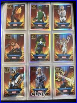 2025 Topps Marvel Chrome Complete Base Set (Including All Inserts)