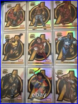 2025 Topps Marvel Chrome Complete Base Set (Including All Inserts)
