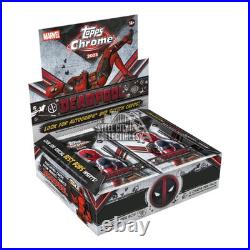 2025 Topps Marvel Chrome Deadpool Wolverine Hobby Box Factory Sealed 80-cards