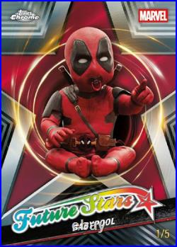 2025 Topps Marvel Chrome Deadpool Wolverine Hobby Box Factory Sealed 80-cards