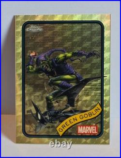 2025 Topps Marvel Chrome Green Goblin Superfractor 1/1- Card #161 2025 Topps Marvel Chrome Green Goblin Superfractor 1/1- Card #161