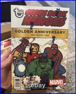 2025 Topps Marvel Comic Book Heroes 1975 Golden Anniversary Hobby Box Sealed