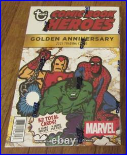 2025 Topps Marvel Comic Book Heroes 1975 Golden Anniversary Hobby Box Sealed New