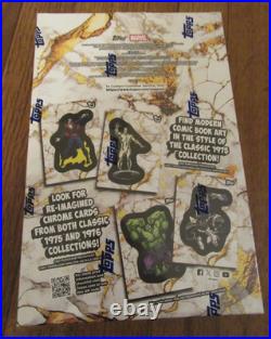 2025 Topps Marvel Comic Book Heroes 1975 Golden Anniversary Hobby Box Sealed New