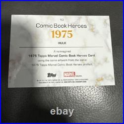 2025 Topps Marvel Comic Book Heros 1975 Golden Anniversary Hulk 17/24 2025 Topps Marvel Comic Book Heros 1975 Golden Anniversary Hulk 17/24
