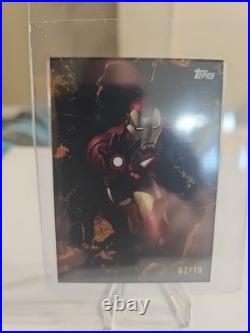 2025 Topps Marvel Comic Book Heros Ironman 02/10 2000s