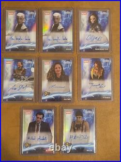 2025 Topps Marvel Lot Of Autographed Cards