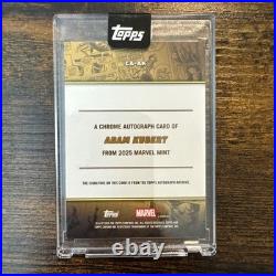 2025 Topps Marvel Mint Encased Wolverine Adam Kubert Chrome Auto 45/50