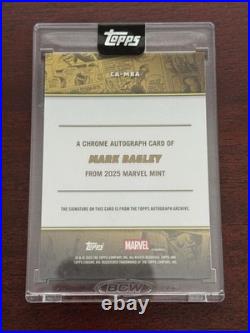 2025 Topps Marvel Mint MARK BAGLEY Chrome Auto Mashup Carnage /50 #CA-MBA
