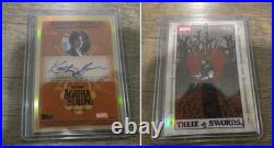 2025 Topps Marvel Studios Chrome Agatha Harkness /50 Three of Swords All Along