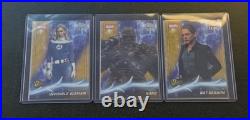 2025 Topps Marvel Studios Chrome LOT (8 Gold cards, /50, featuring 7 characters)