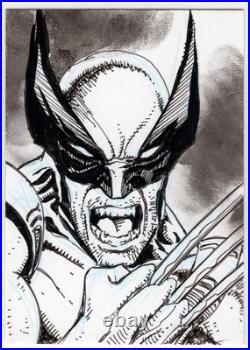 2025 X-Men Wolverine 1/1 Custom Sketch Card Autograph by artist GARY SHIPMAN