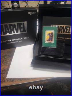 2026CAPTAIN AMERICA Agoro Marvel Trading Coin Card 008/250! 1 oz 999 Fine