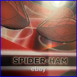 2026 Marvel Neon Topps Chrome Spider-Ham #133 4/5! Red SSP