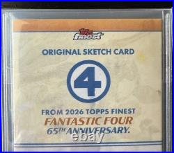 2026 Topps Black Panther Premium Collector Lot Sketch 1/1 + Chrome Refractor SSP
