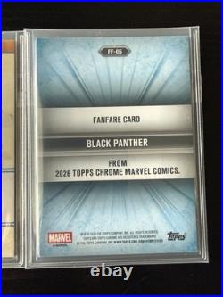 2026 Topps Black Panther Premium Collector Lot Sketch 1/1 + Chrome Refractor SSP