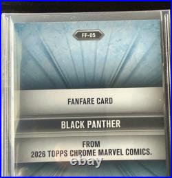 2026 Topps Black Panther Premium Collector Lot Sketch 1/1 + Chrome Refractor SSP