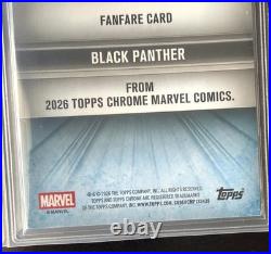 2026 Topps Black Panther Premium Collector Lot Sketch 1/1 + Chrome Refractor SSP