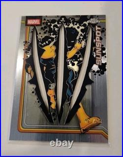 2026 Topps Chrome Marvel Comics Chrome Variations Clawed Die-Cut 12/20