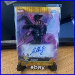 2026 Topps Chrome Marvel Comics Gambit Varied Visage VVA-09 Auto 07/50