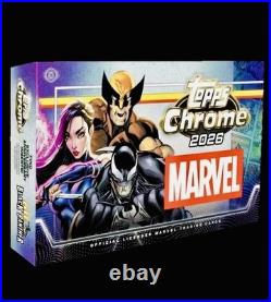 2026 Topps Chrome Marvel Comics Hobby Box PREORDER