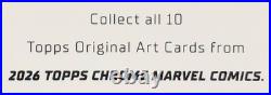 2026 Topps Chrome Marvel Comics VENOM ORIGINAL ART CARD SSP CASE HIT #TO-06