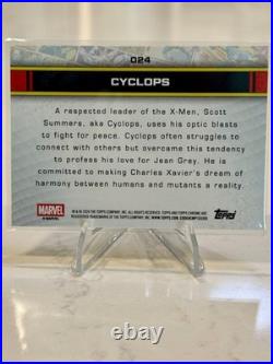 2026 Topps Chrome Marvel X-Men Cyclops Captain America's Star Refractor /41