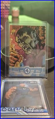 2026 Topps Finest Fantastic Four 1/1 Skrull Sketch Artist Signed Card