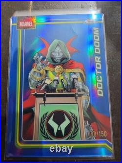 2026 Topps Marvel Chrome Dr. Doom /150 Blue Refractor SSP