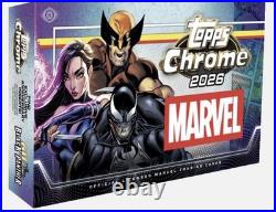 2026 Topps Marvel Chrome Hobby Box Pre Sale Confirmed
